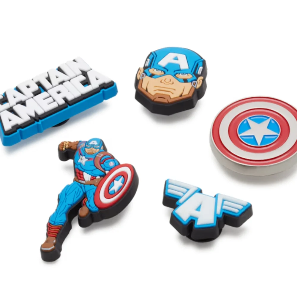Crocs Jibbitz Captain America - 5 Pack